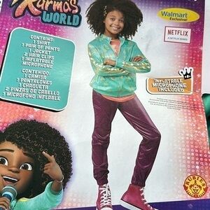 NWT Karma's World Halloween Costume Girls medium 7–8 Netflix dress up
